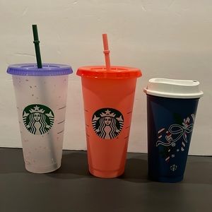 Starbucks reusable cups